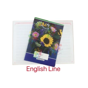 School Supply Exercise Book Notebook  English  Line  A5 Size     Factory Supply