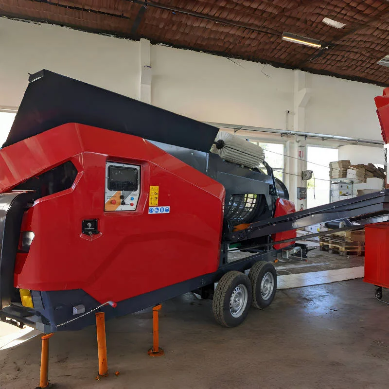 Factory Prices Compost Sand Stone Trommel Screener Rotary Large Trommel Screen Topsoil Screener for Sale