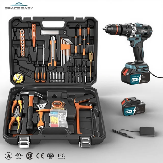 Mini Electric Cordless Screwdriver 18V 21V 24V 48V Power Tool Sets Variable Speed Battery Power Drills Kit OEM ODM Customizable