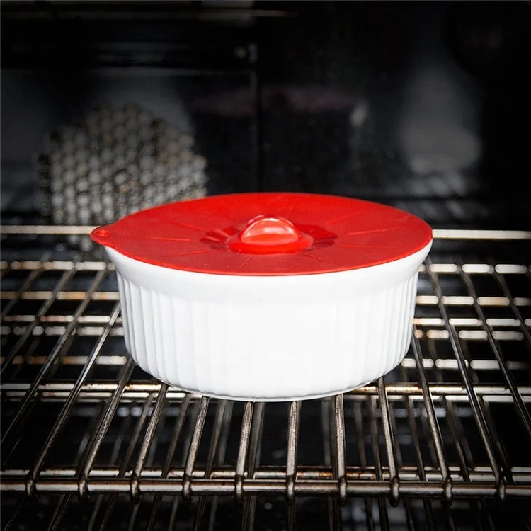 OKSILICONE многоразовые герметичные термостойкие силиконовые крышки разных размеров, вакуумные консервационные крышки для сохранения свежести, силиконовый чехол