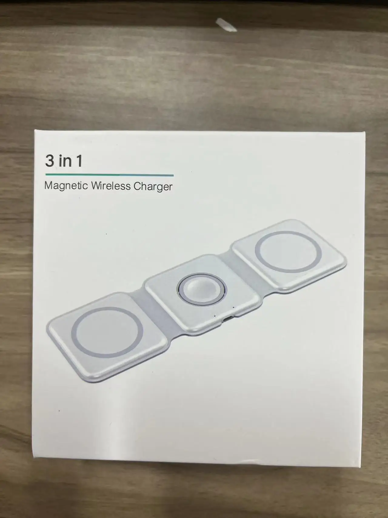 Magnetic 3 In 1 Foldable Wireless Charger 15w Fast Wireless Charging ...