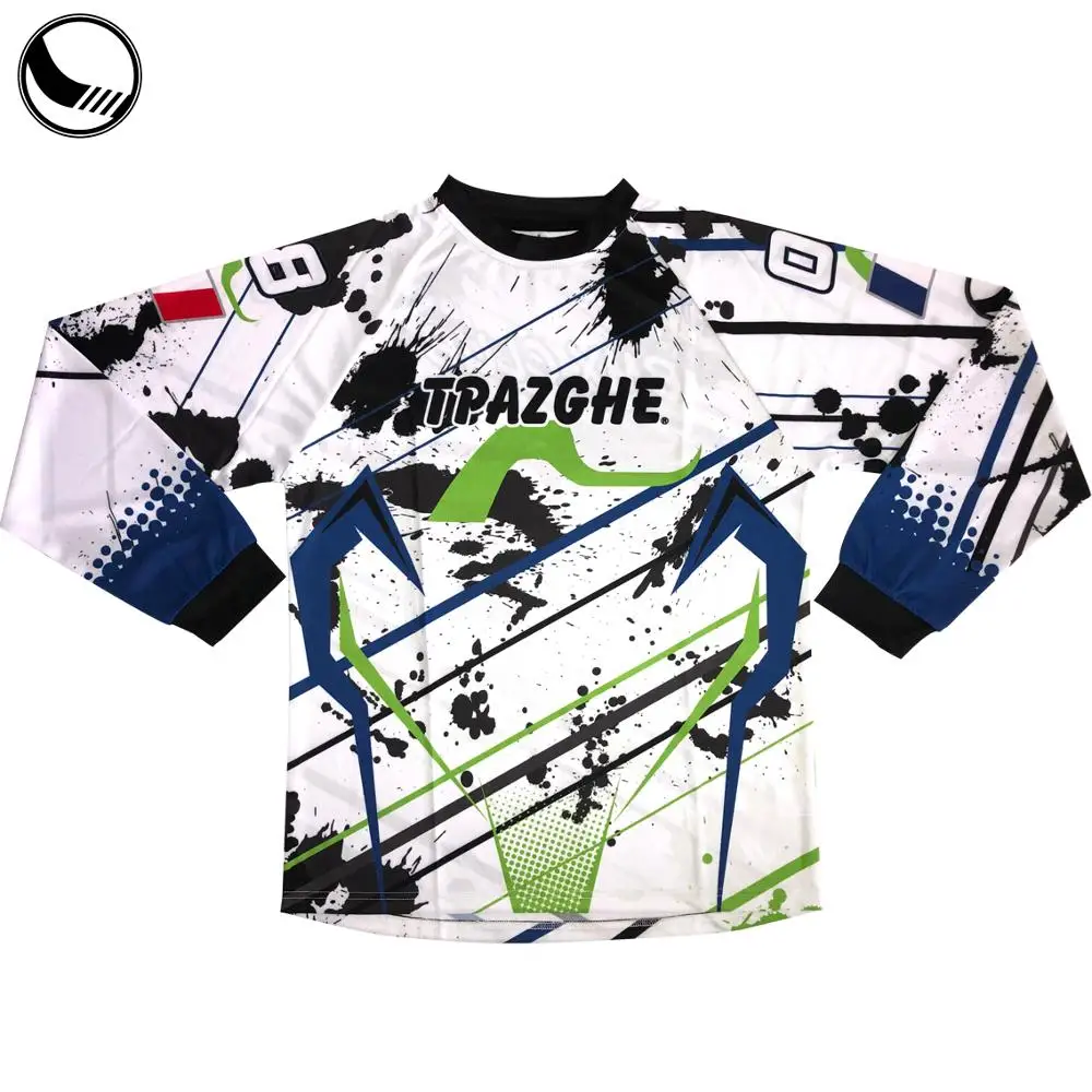 Plain Youth Mesh Long Sleeve Motocross Jersey
