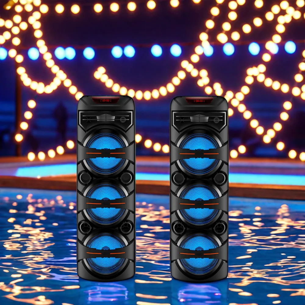 SING-E ZQS8302 8301 High Power 8 Inch 400W LED Light Party DJ