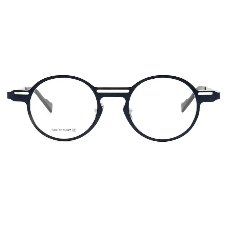 round shape frame glasses