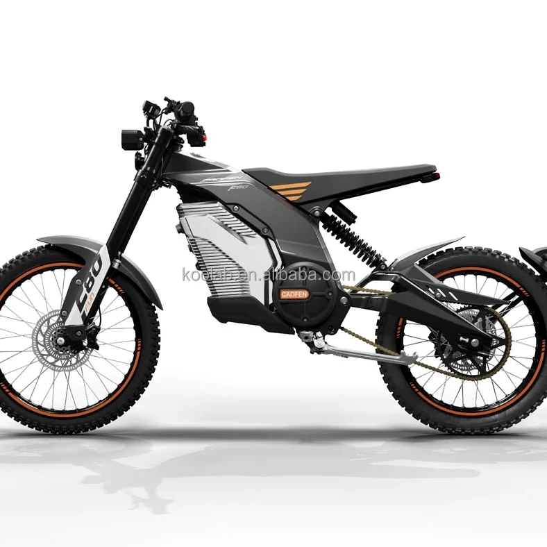 2023 Model Caofen F80 8kw 72v 30ah Electric Motorcycle Off Road ...