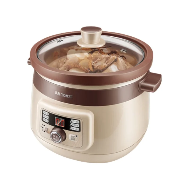 Source TONZE Multi-function Purple Clay Electric Rice Cooker