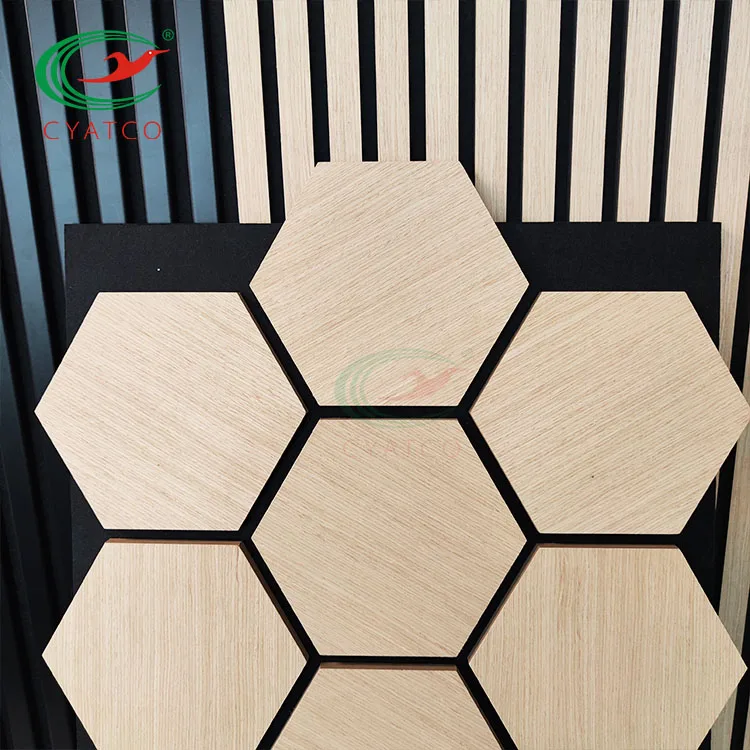 Lot de 12 plaques acoustiques hexagonales autocollantes I Lot de 12 plaques acoustiques hexagonales autocollantes I