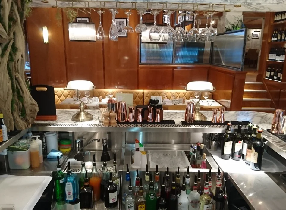 YITUO Cocktail Bar Station - Portable & LED Lit Prep Table