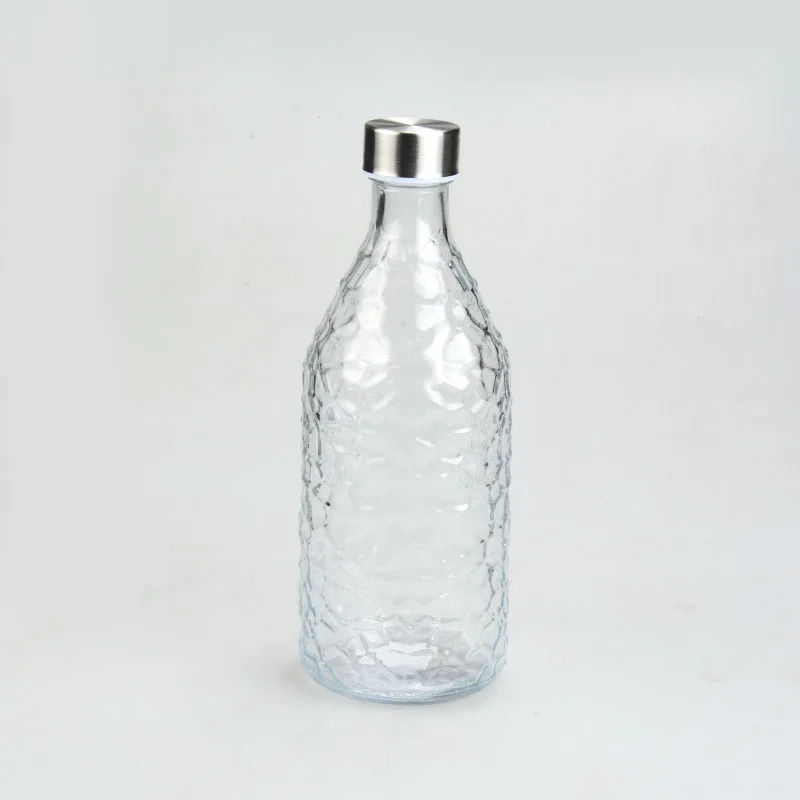 Customised Glass Carafe 1.2L 700ml Glass Fridge Bottles