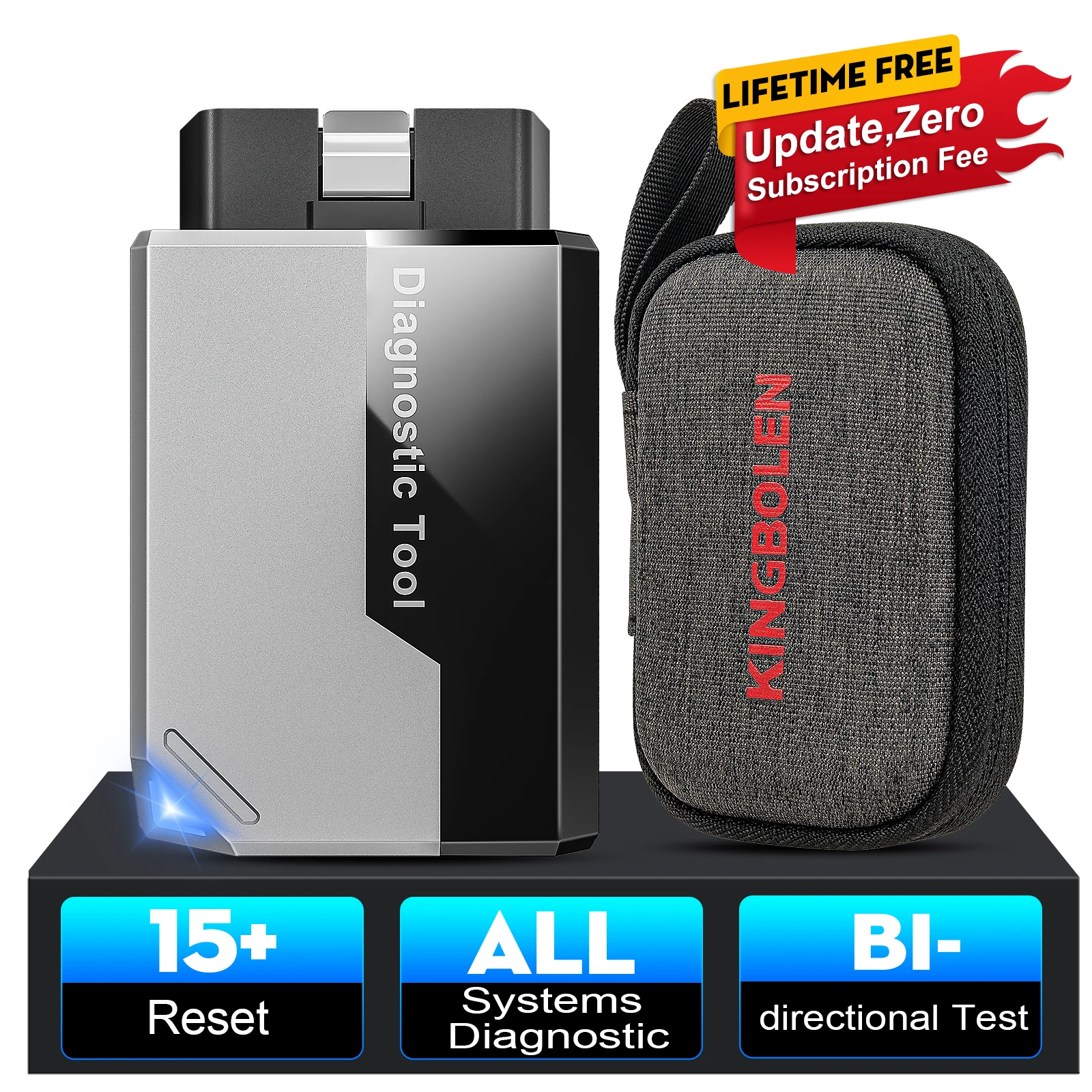 2025 Kingbolen Ediag Elite OBD2 Scanner – All System Diagnostic, Bi-Directional, Lifetime Free Updates, No Subscription