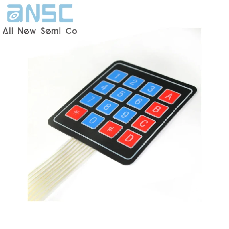 smart Electronics 4*4 4x4 Matrix Array Keyboard 16 Key Membrane Switch Keypad For aduino DIY Starter Kit