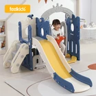 Children new style indoor playground baby hot sell multifunctional toys kids cheap colorful plastic swing slide