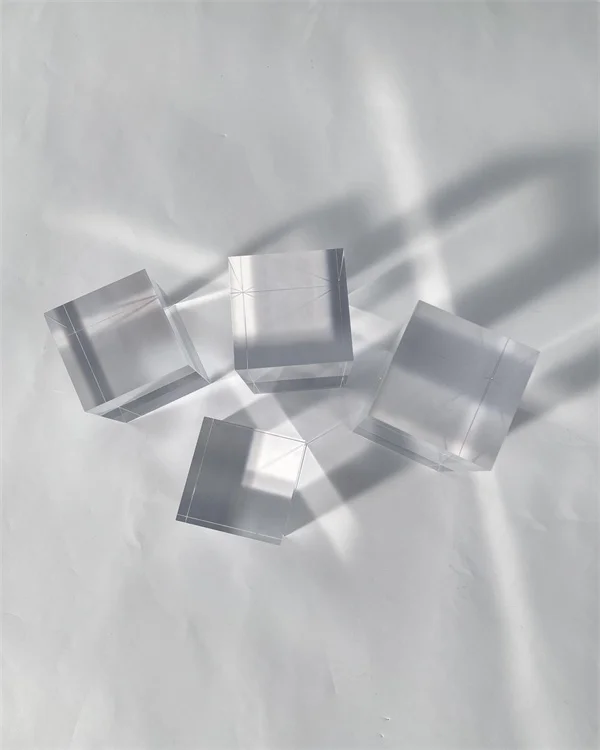 Clear Solid Acrylic Block