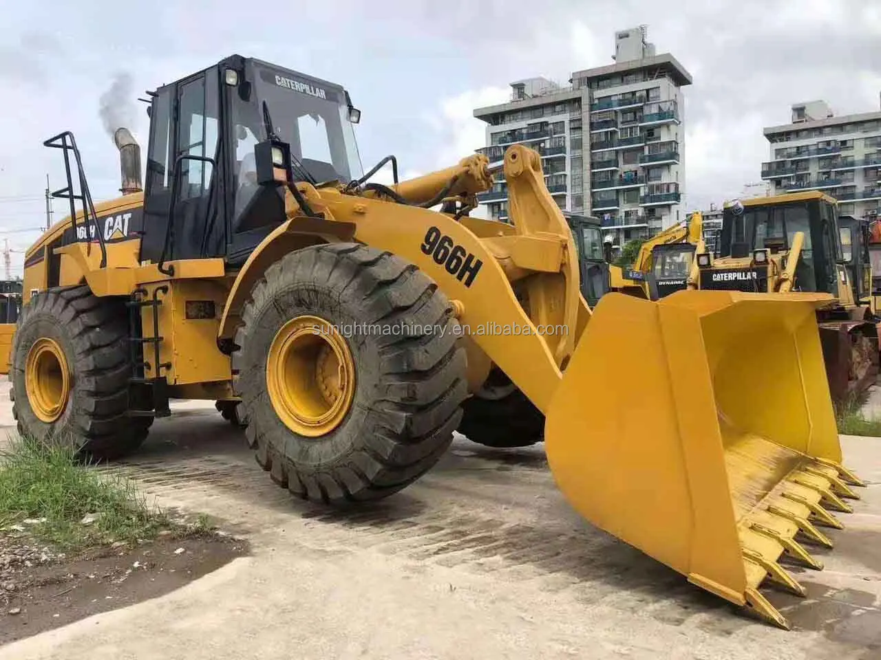 Original 6 Ton Used Caterpillar Payloader Cat 966h Wheel Loader ...