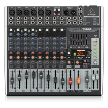 Behringer X1222USB 12-channel Professional Digital Mixer Console Stage Cabinet Sound Console Live Show Music Equipment