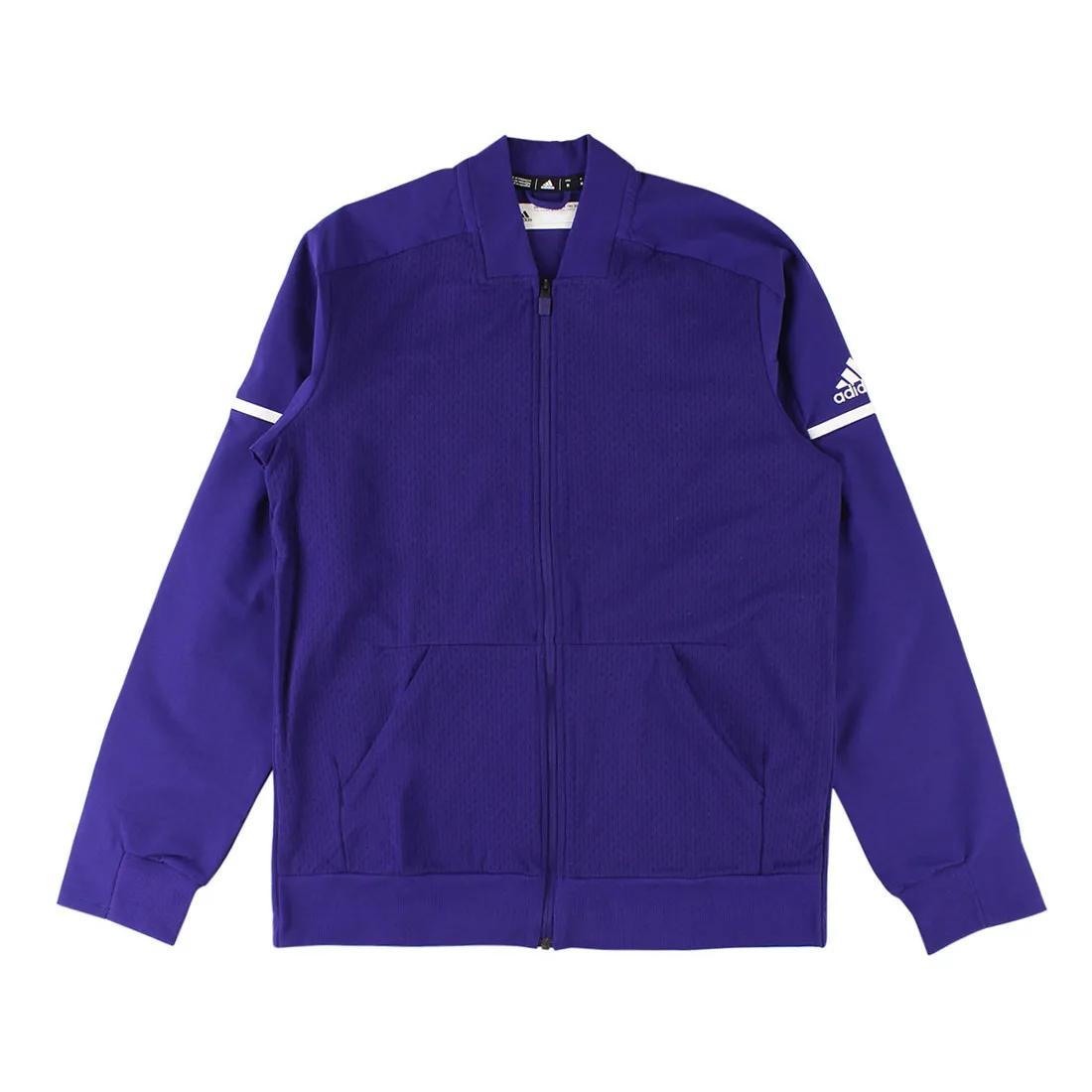 Adidas Men's Reversible Zip-up Jacket Purple White College Style
