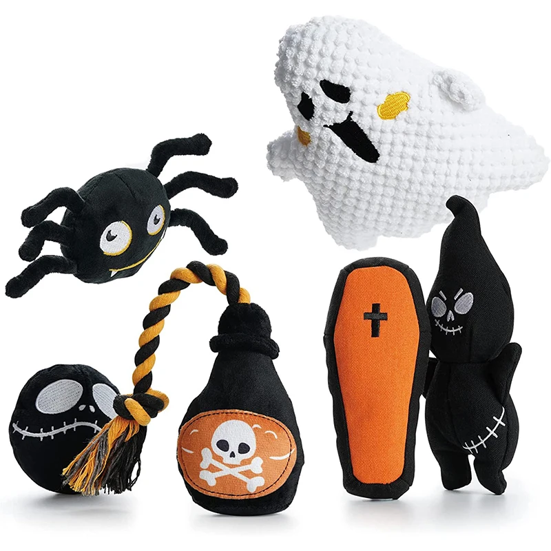 Squeaky Dog Toys Wholesale Custom Luxury Enrichment Halloween Stuffed