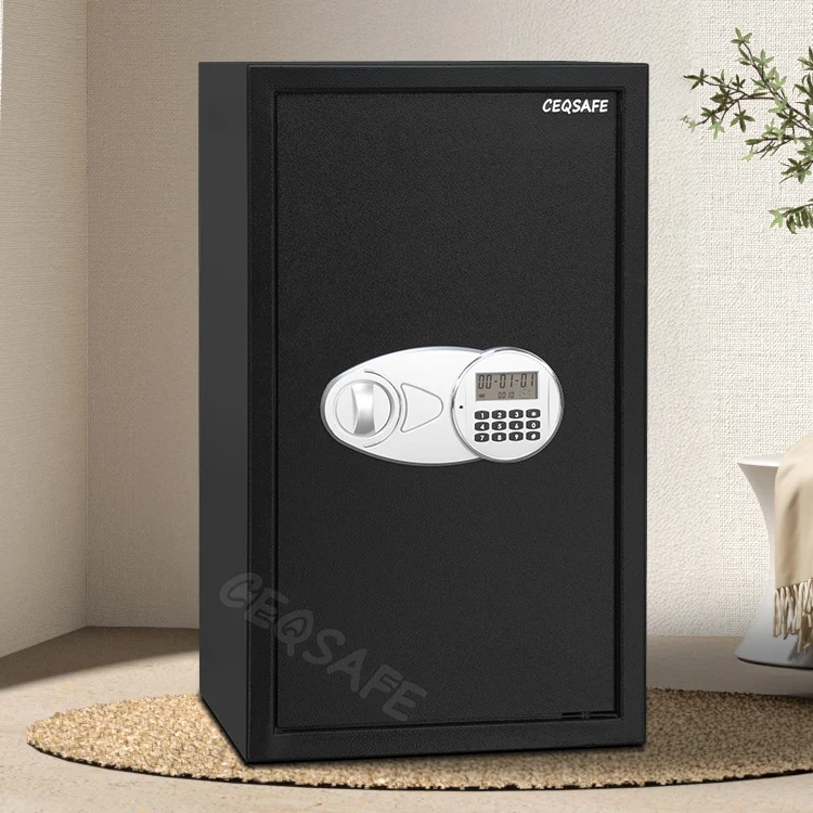 CEQSAFE CEQ Hotel Safety Deposit Mini Box With Electrical Password Key Locks Safe Box