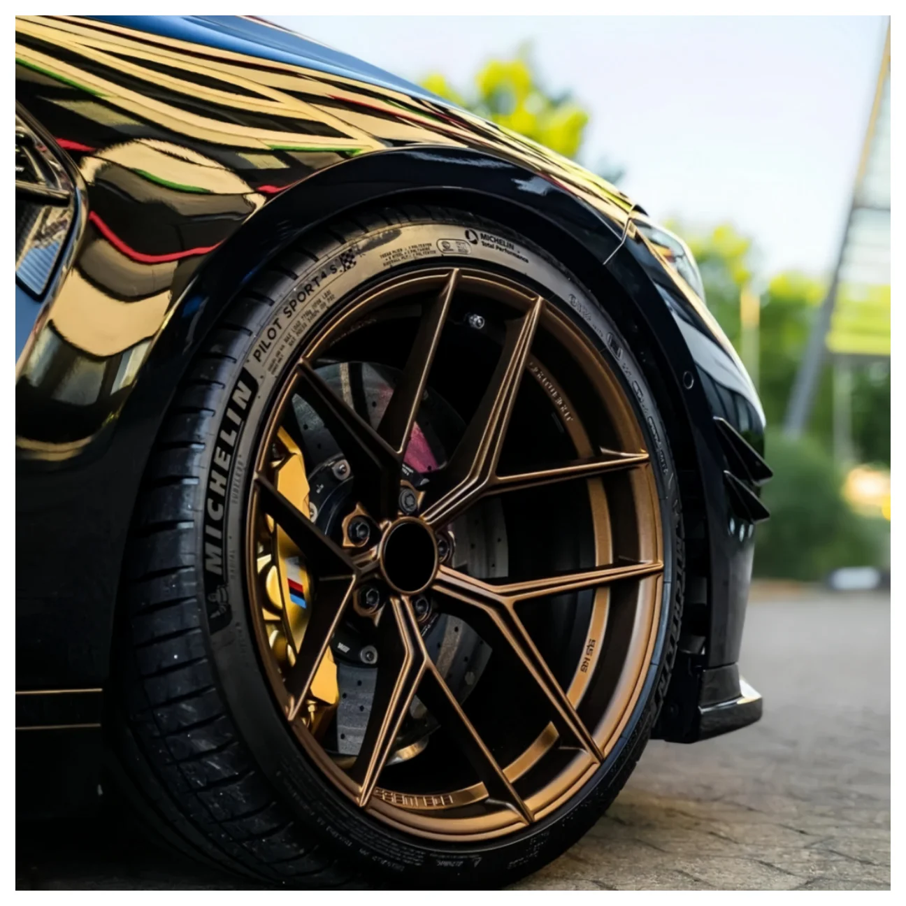 XINLAI Hot 1 Piece Deep Concave Forged Brushed Polished 5x120 5x112 5x114.3 18 19 20 21 22 Inch Wheel for Racing Car Wheel - Image 1