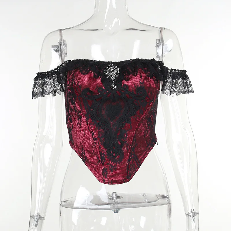 Goth Dark Gorgeous Romantic Gothic Velvet Tank Tops