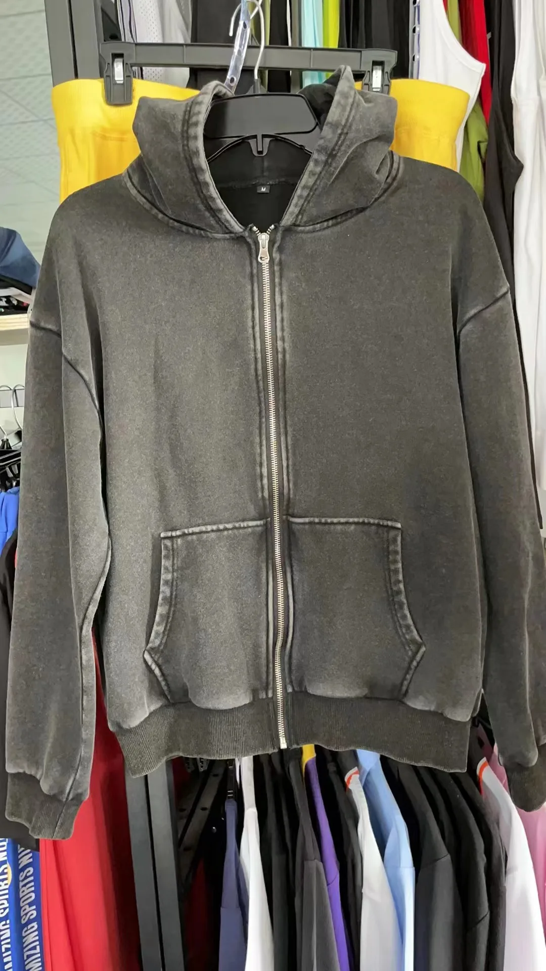 Wholesale High Quality Oversized Comfortable Cool Halfzip Sweatshirt