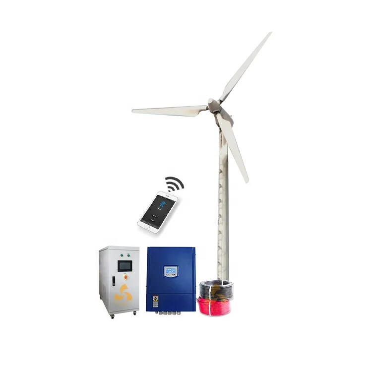 Industrial and Home Use 10kw-50kw Horizontal Wind Turbine Generator Axis Design with 220v Output and CE Certified