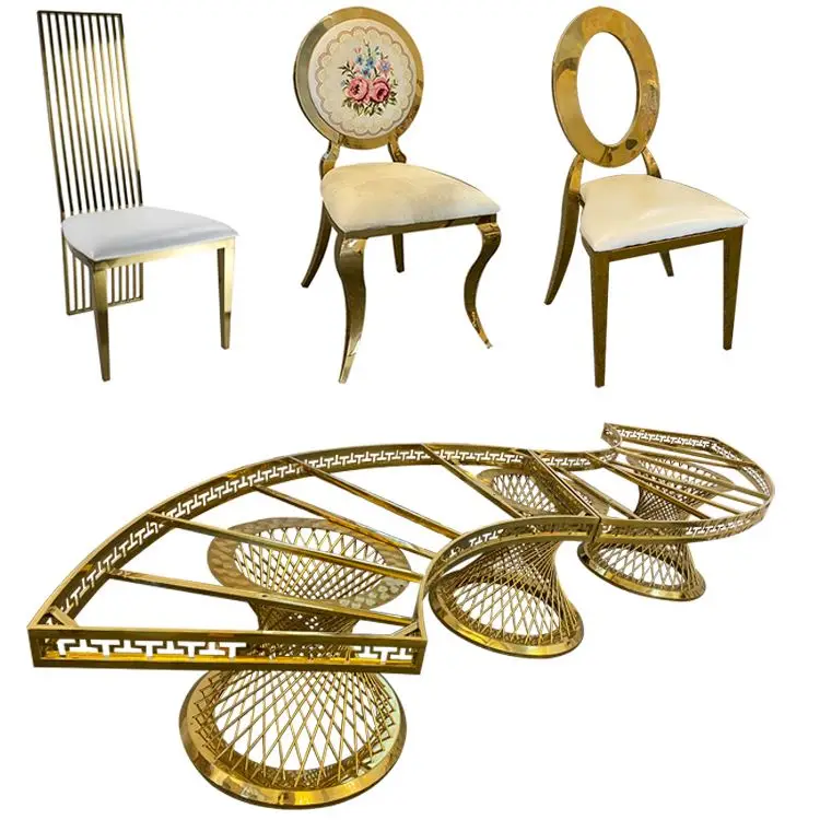 Stainless Steel Modern Design Foldable Dining Table Set with Chairs Japanese Style BBQ Restaurant Furniture