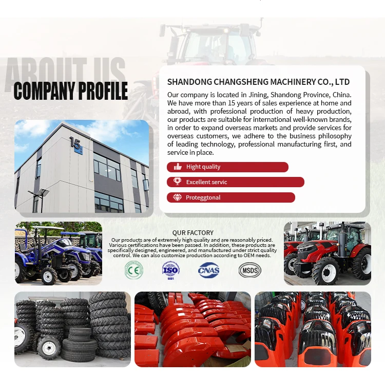 Multi-functional Mini Tractor for Farming - 4WD Compact