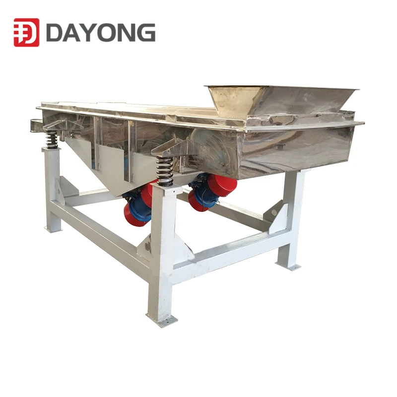 Mobile Linear Vibrating Sifter Sieve Machine for Tea