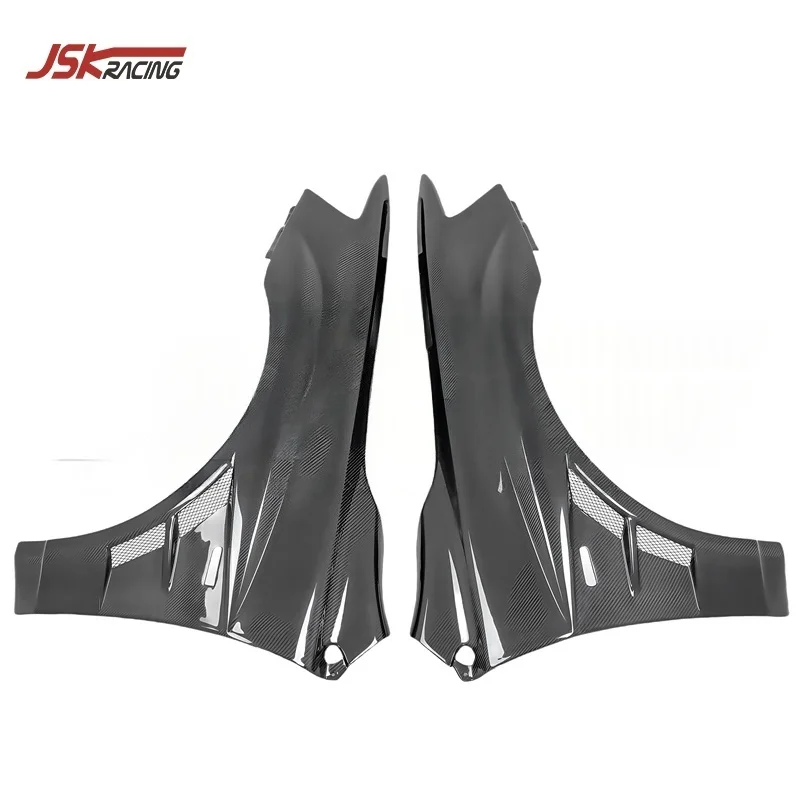 Carbon Fiber Front Fender For 2008-2015 Mitsubishi Lancer Evolution Evo 10 Car Fender Upgrade To CS