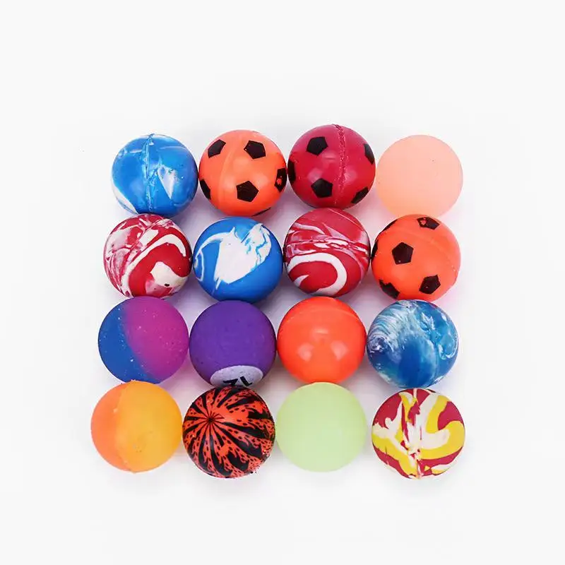 27 mm Mixing Bouncing Ball Made by Rubber High Bounce Supper Jumping  Ball for Kids Toys