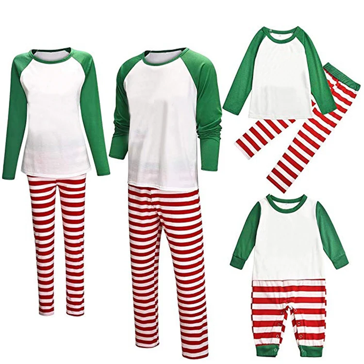 
 Дешевая Заводская индивидуальная Женская семейная Рождественская пижама из двух частей в полоску  