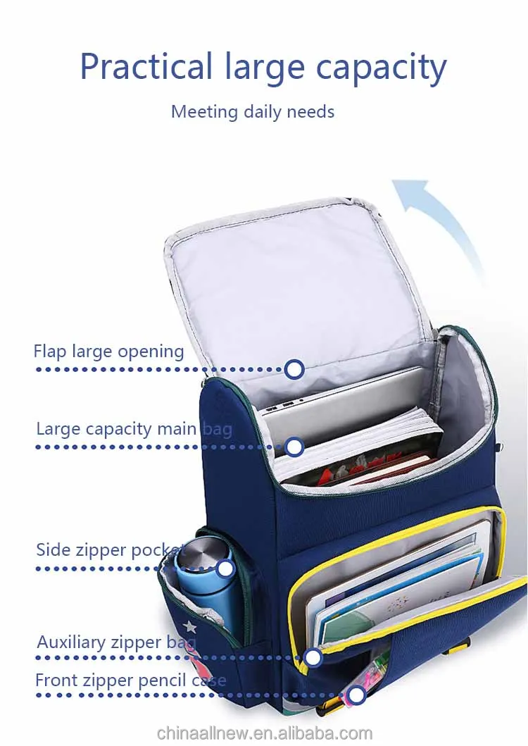 Student Backpack Large Capacity Waterproof Reflective Backpack - Buy ...