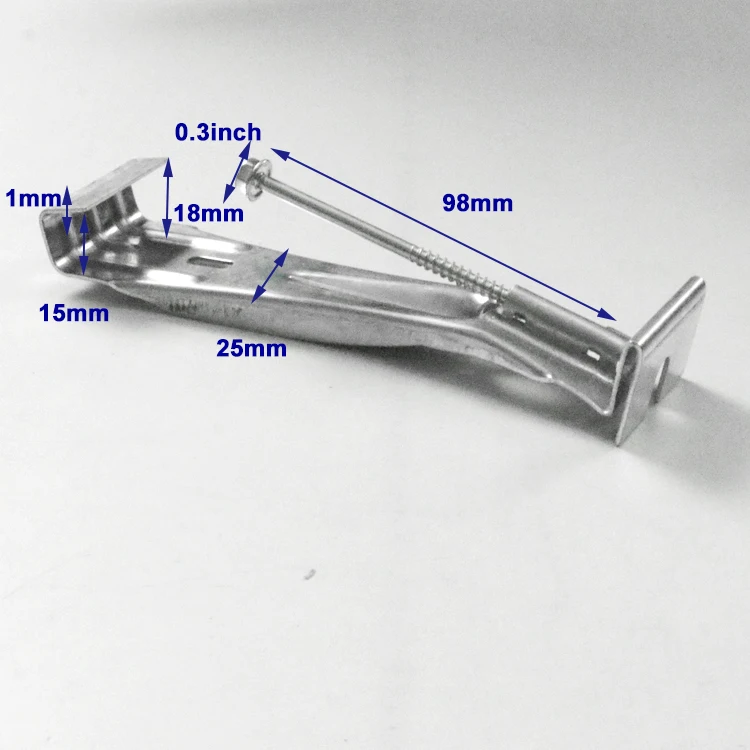 Aluminum Rain Gutters Heavy Duty Quick Screw Rainwater Gutter Hanger K