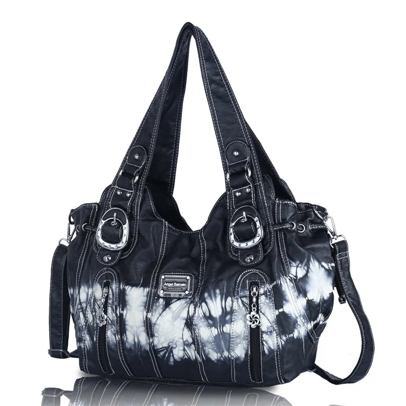 Angel Kiss Brand Women Vintage Handbag Special Tie Dyed Printed Lady ...