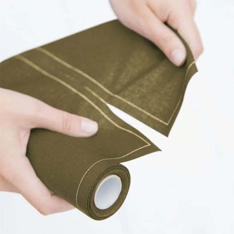 10.7*10.7 Cotton Wedding Napkins Linen Cotton Gauze Tear Off Napkins Eco-friendly Roll Napkins