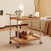 [Walnut Wood] Double Tray Style, Cherry Color