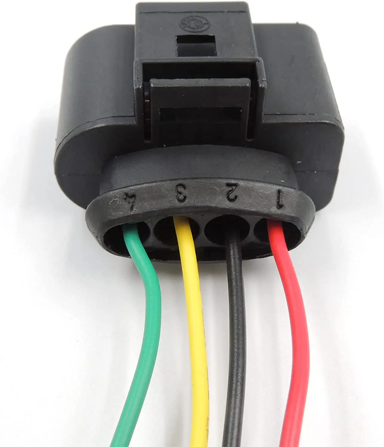 Connecteur Electrique Moteur Connecteurs Bobine Allumage ECSiNG - Lot De 2, 4 Broches 1J0973724 Faisceau 4 Broches 1J0973724