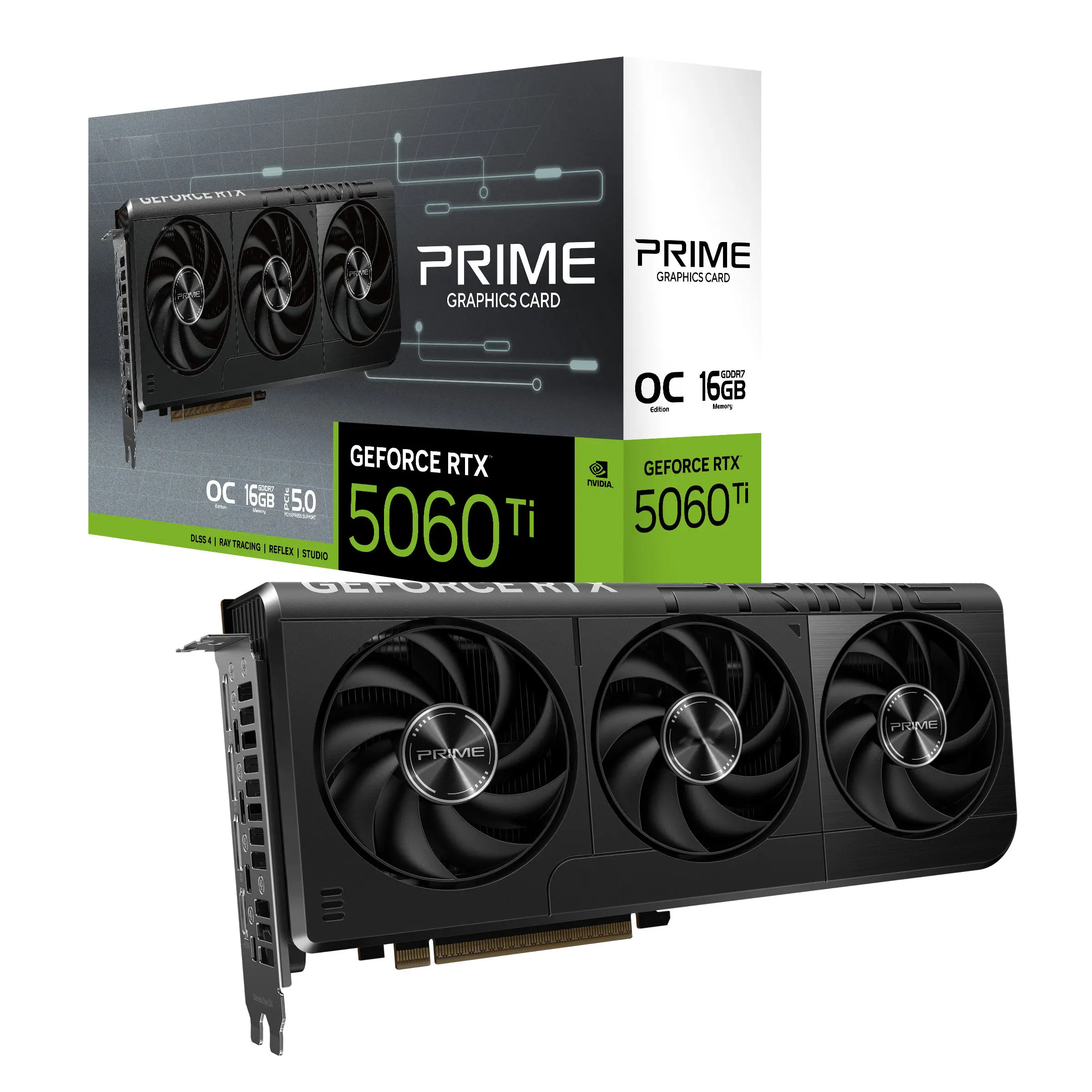 ASU SFF-Ready Prime GeForce RTX 5060 Ti 16GB GDDR7 OC Edition New 