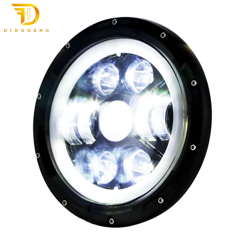 Modified Motorcycle Headlight High Power Auto Parts Car Led Headlamp Kit Headlight for Tractor