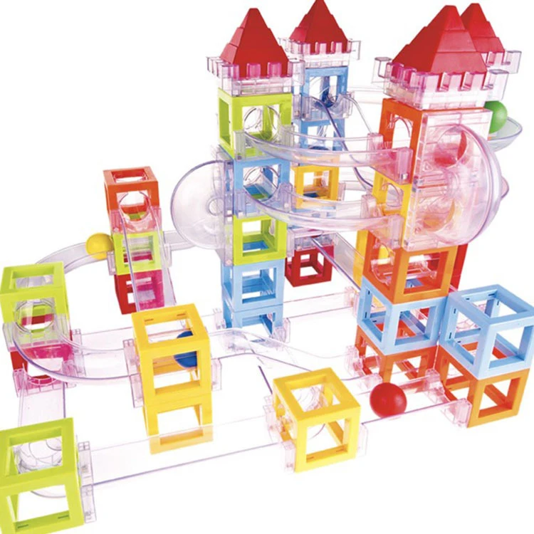 colorful marble building sets marble run toy magnetic building