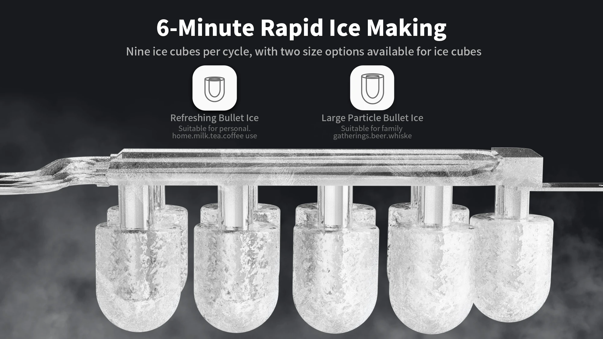 Front Trantsparent Windows DOUHE New Design Price Clear Ice Mini Home ...