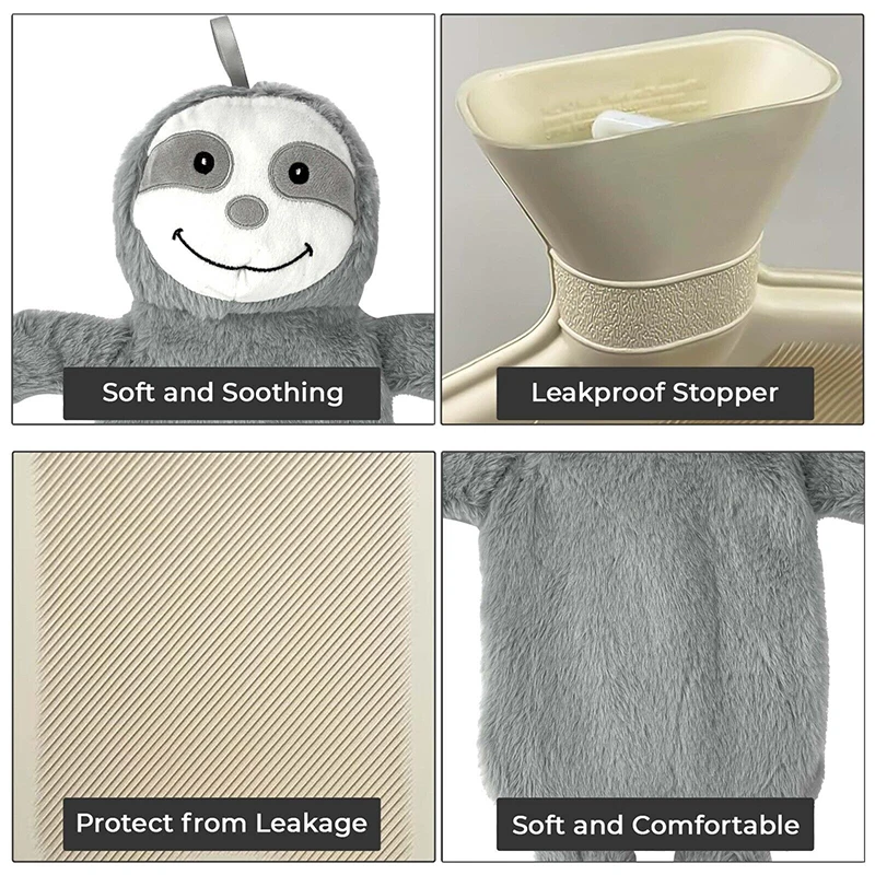 product-750-750 Hot Selling Cute Hand Warmers Hot Water Bottle Bag Rubber Teddy Bear Shape Cover