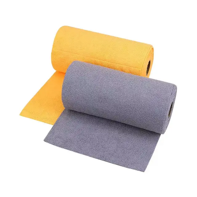 30x30 180gsm 30pcs in a roll  Point Break Cloths absorbency microfiber cleaning cloth roll