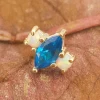 Oro amarillo sólido 14K