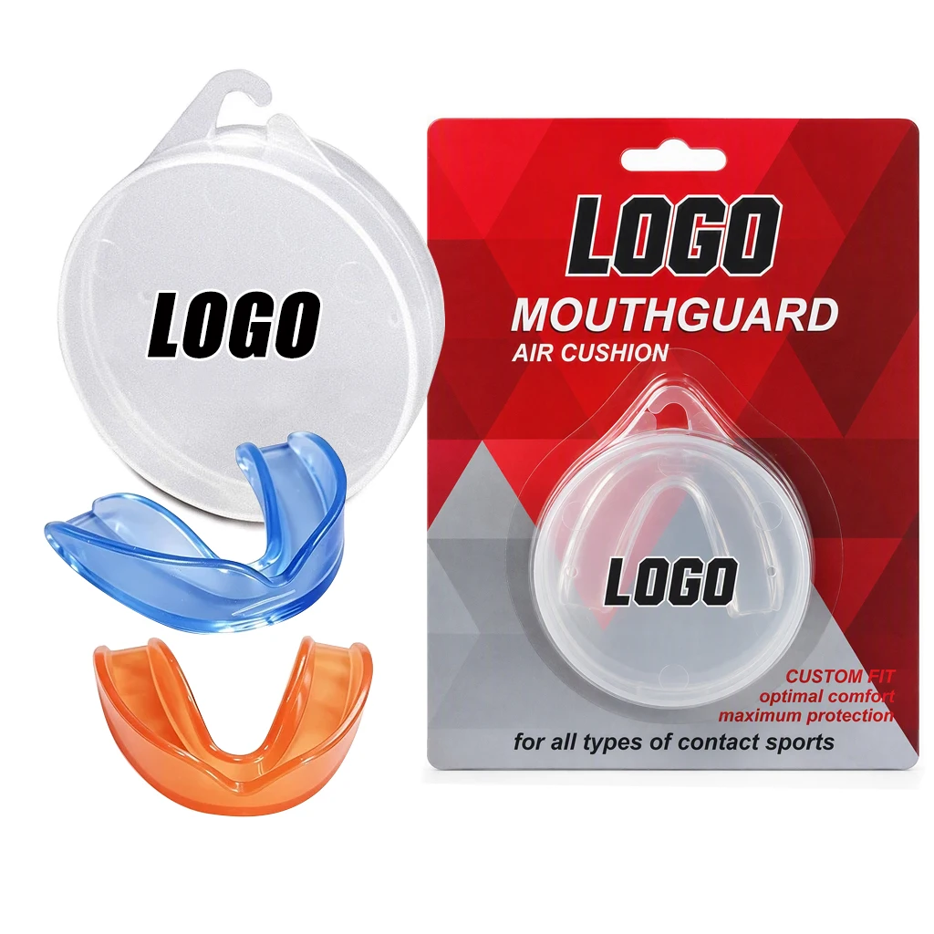Custom logo Fighting Training Braces Mouth Guard Teeth Grinding Eva Moldable Mouthguard Home Use Oral Care