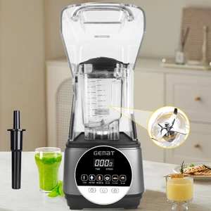 Hot Sale Heavy Duty High Speed Juicer Blender for Restaurant Low Noise Make Mixer Commercial Smoothie Soundproof Blender