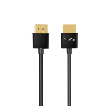 SMALLRIG High Speed Supports 3D Ultra Thin Camera Cable 55cm/1.8Ft, ARC Type-A Male to Male for Camera Camcorder Monitor - 2957
