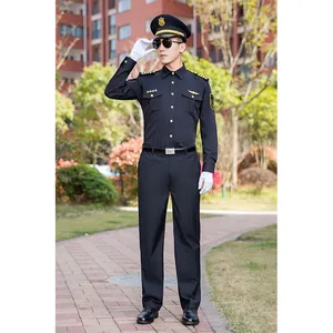 New Design Breathable Comfortable Security Guard Uniform Suit Long-sleeved Door Post Security Uniform Workwear