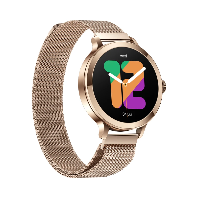 NX7 Smart Watch for Ladies 2024 AMOLED Display Fitness Tracker